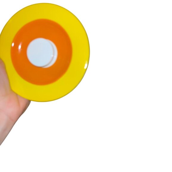 Jonathan Adler MCM Happy Chic Canister Orange Retro Design Decor Collectible - Picture 7 of 9